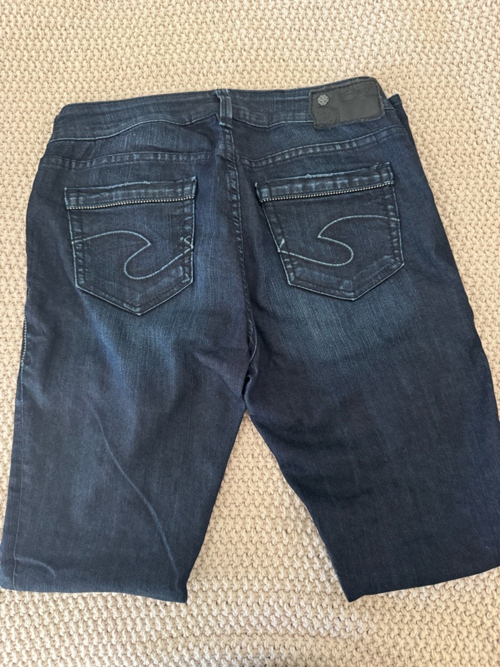 Silver Jeans Women’s Skinny Jeans in Dark Blue Wash
